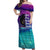 Black Strong Women Blessed Educated Off Shoulder Maxi Dress African Girl - Wonder Print Shop