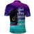 Black Strong Women Blessed Educated Polo Shirt African Girl - Wonder Print Shop