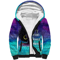 Black Strong Women Blessed Educated Sherpa Hoodie African Girl - Wonder Print Shop