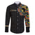 Personalized Sleeve African Pattern Family Matching Puletasi and Hawaiian Shirt Multi-Colored - Wonder Print Shop