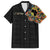 Personalized Sleeve African Pattern Family Matching Short Sleeve Bodycon Dress and Hawaiian Shirt Multi-Colored - Wonder Print Shop