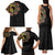 Personalized Sleeve African Pattern Family Matching Tank Maxi Dress and Hawaiian Shirt Multi-Colored - Wonder Print Shop