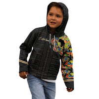 Personalized Sleeve African Pattern Kid Hoodie Multi-Colored - Wonder Print Shop
