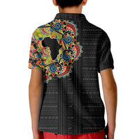 Personalized Sleeve African Pattern Kid Polo Shirt Multi-Colored - Wonder Print Shop