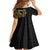 Personalized Sleeve African Pattern Kid Short Sleeve Dress Multi-Colored - Wonder Print Shop