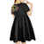 Personalized Sleeve African Pattern Kid Short Sleeve Dress Multi-Colored - Wonder Print Shop