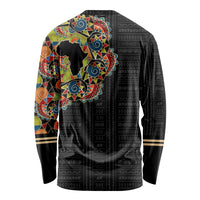 Personalized Sleeve African Pattern Long Sleeve Shirt Multi-Colored - Wonder Print Shop