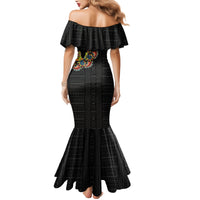 Personalized Sleeve African Pattern Mermaid Dress Multi-Colored - Wonder Print Shop