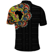Personalized Sleeve African Pattern Polo Shirt Multi-Colored - Wonder Print Shop