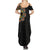 Personalized Sleeve African Pattern Summer Maxi Dress Multi-Colored - Wonder Print Shop