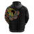 Personalized Sleeve African Pattern Zip Hoodie Multi-Colored - Wonder Print Shop