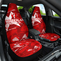 Switzerland Football 2024 Car Seat Cover Trophy Wing Style - Wonder Print Shop