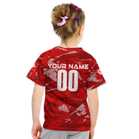 Personalized Switzerland Football 2024 Kid T Shirt Trophy Wing Style - Wonder Print Shop