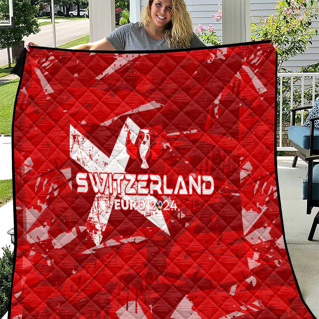 Switzerland Football 2024 Quilt Trophy Wing Style - Wonder Print Shop