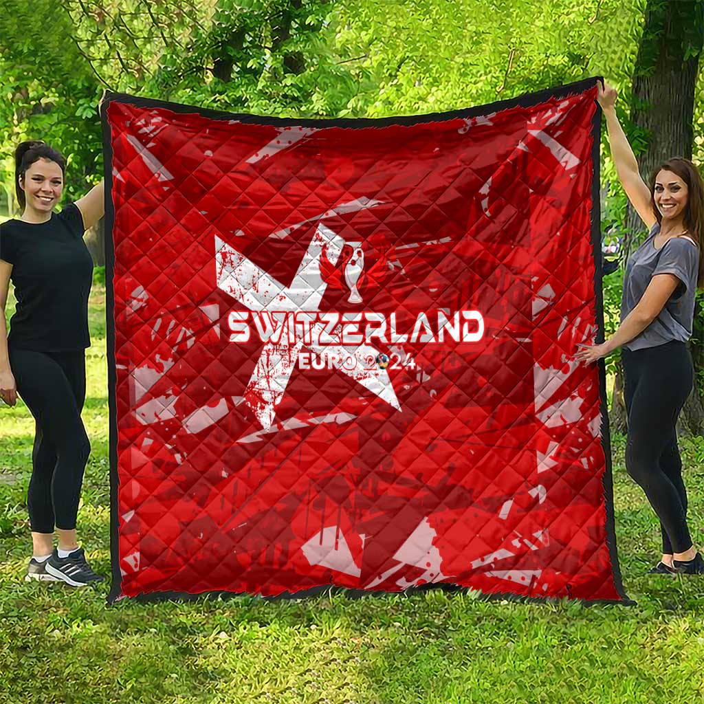 Switzerland Football 2024 Quilt Trophy Wing Style - Wonder Print Shop