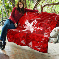 Switzerland Football 2024 Quilt Trophy Wing Style - Wonder Print Shop