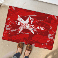 Switzerland Football 2024 Rubber Doormat Trophy Wing Style - Wonder Print Shop