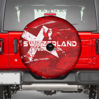 Switzerland Football 2024 Spare Tire Cover Trophy Wing Style - Wonder Print Shop