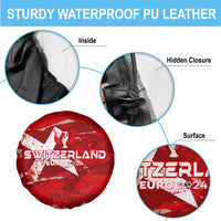 Switzerland Football 2024 Spare Tire Cover Trophy Wing Style - Wonder Print Shop