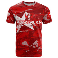 Personalized Switzerland Football 2024 T Shirt Trophy Wing Style - Wonder Print Shop