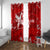 Switzerland Football 2024 Window Curtain Trophy Wing Style - Wonder Print Shop