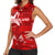 Personalized Switzerland Football 2024 Women Sleeveless Polo Shirt Trophy Wing Style - Wonder Print Shop