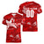 Personalized Switzerland Football 2024 Women V-Neck T-Shirt Trophy Wing Style - Wonder Print Shop