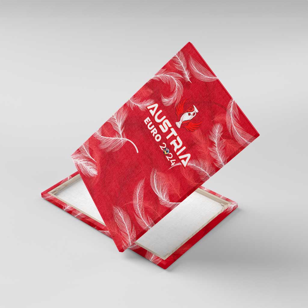 Austria Football 2024 Canvas Wall Art Trophy Wing Style - Wonder Print Shop