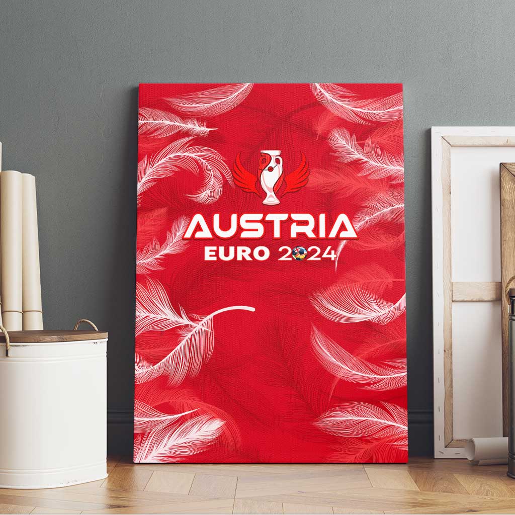 Austria Football 2024 Canvas Wall Art Trophy Wing Style - Wonder Print Shop