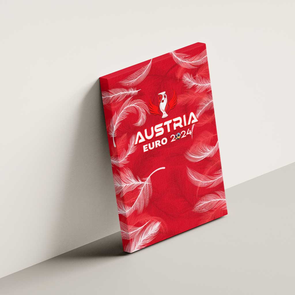Austria Football 2024 Canvas Wall Art Trophy Wing Style - Wonder Print Shop