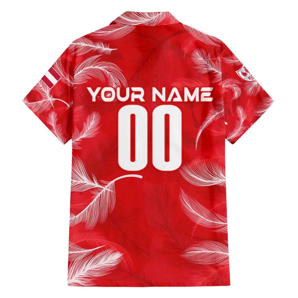 Personalized Austria Football 2024 Family Matching Off Shoulder Maxi Dress and Hawaiian Shirt Trophy Wing Style - Wonder Print Shop