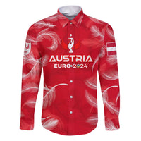 Personalized Austria Football 2024 Family Matching Puletasi and Hawaiian Shirt Trophy Wing Style - Wonder Print Shop