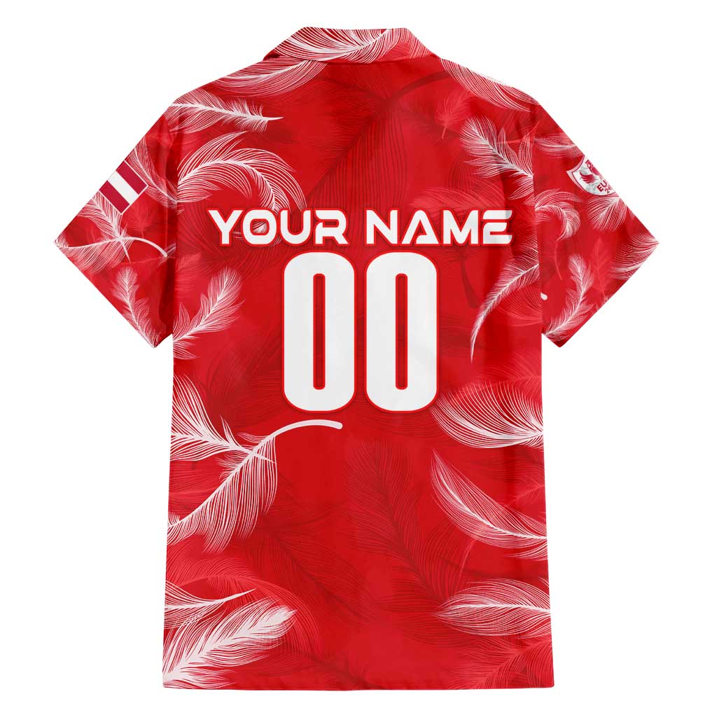 Personalized Austria Football 2024 Family Matching Short Sleeve Bodycon Dress and Hawaiian Shirt Trophy Wing Style - Wonder Print Shop