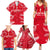 Personalized Austria Football 2024 Family Matching Summer Maxi Dress and Hawaiian Shirt Trophy Wing Style - Wonder Print Shop