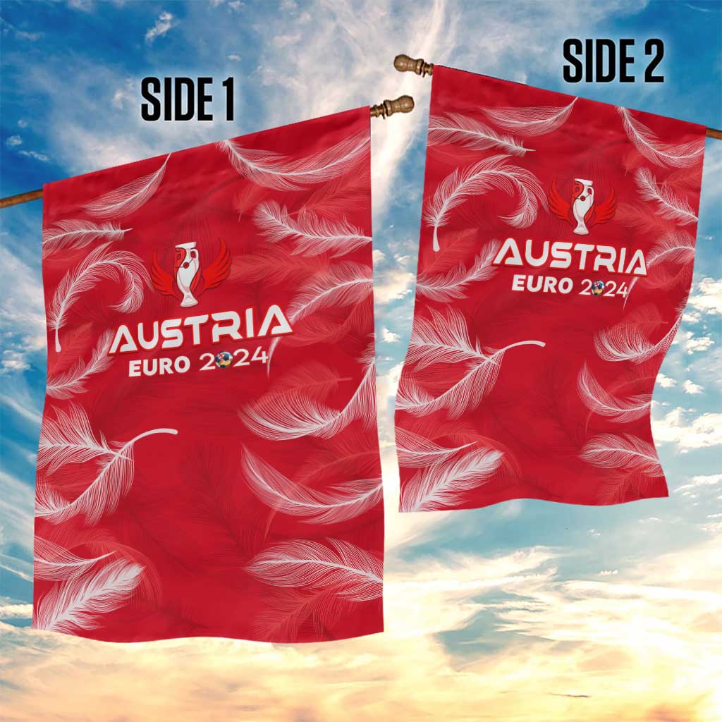 Austria Football 2024 Garden Flag Trophy Wing Style - Wonder Print Shop