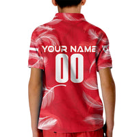 Personalized Austria Football 2024 Kid Polo Shirt Trophy Wing Style - Wonder Print Shop