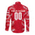 Personalized Austria Football 2024 Long Sleeve Button Shirt Trophy Wing Style - Wonder Print Shop