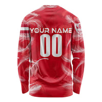 Personalized Austria Football 2024 Long Sleeve Shirt Trophy Wing Style - Wonder Print Shop