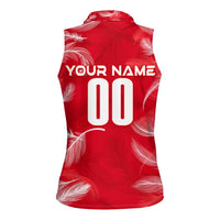 Personalized Austria Football 2024 Women Sleeveless Polo Shirt Trophy Wing Style - Wonder Print Shop