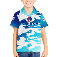 Personalized England Football 2024 Family Matching Summer Maxi Dress and Hawaiian Shirt Trophy Wing Style - Wonder Print Shop