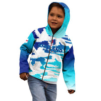 Personalized England Football 2024 Kid Hoodie Trophy Wing Style - Wonder Print Shop