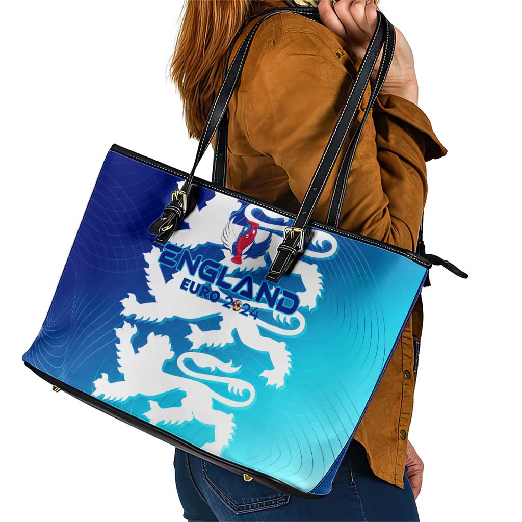 England Football 2024 Leather Tote Bag Trophy Wing Style - Wonder Print Shop