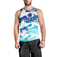 Personalized England Football 2024 Men Tank Top Trophy Wing Style - Wonder Print Shop