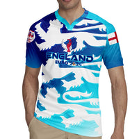 Personalized England Football 2024 Rugby Jersey Trophy Wing Style - Wonder Print Shop
