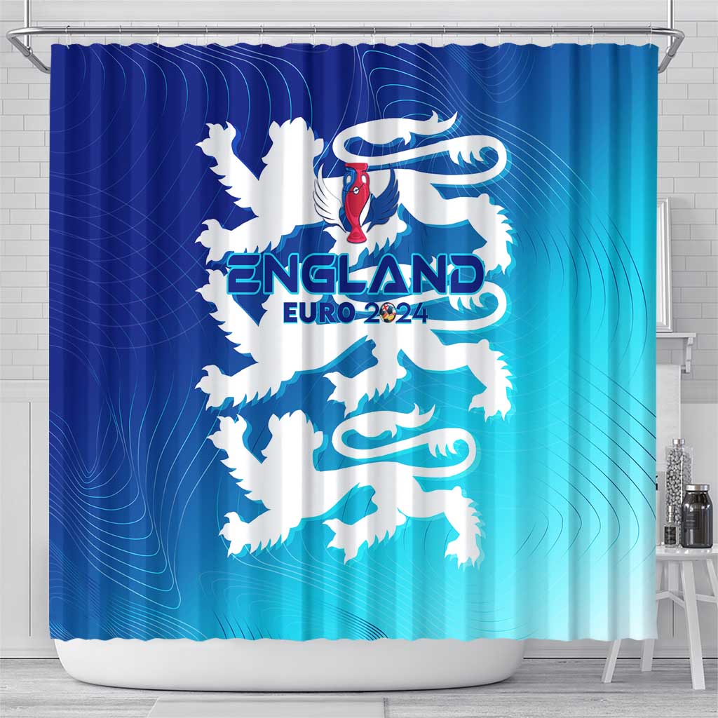 England Football 2024 Shower Curtain Trophy Wing Style