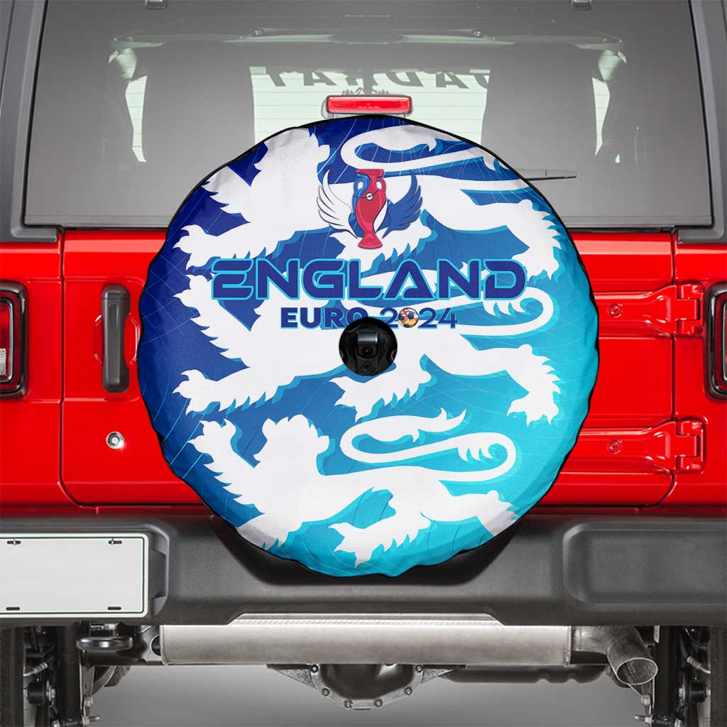 England Football 2024 Spare Tire Cover Trophy Wing Style - Wonder Print Shop