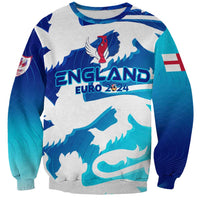 Personalized England Football 2024 Sweatshirt Trophy Wing Style - Wonder Print Shop
