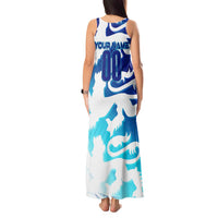 Personalized England Football 2024 Tank Maxi Dress Trophy Wing Style - Wonder Print Shop