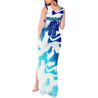 Personalized England Football 2024 Tank Maxi Dress Trophy Wing Style - Wonder Print Shop