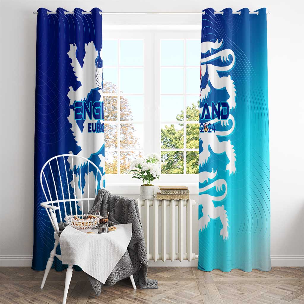 England Football 2024 Window Curtain Trophy Wing Style - Wonder Print Shop